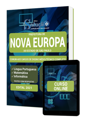 Apostila Prefeitura de Nova Europa - SP - Comum aos Cargos de Nível Médio/Técnico Completo - Imagem 1