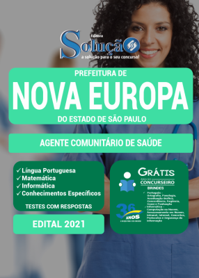 Apostila Prefeitura de Nova Europa - SP - Agente Comunitário de Saúde - Imagem 3