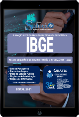 Apostila IBGE em PDF - Agente Censitário de Administração e Informática - ACAI - Imagem 1