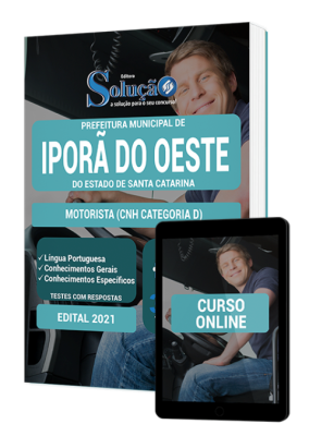 Apostila Prefeitura de Iporã do Oeste - SC - Motorista (CNH Categoria D) - Imagem 1