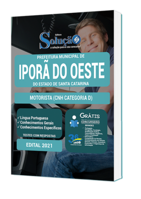 Apostila Prefeitura de Iporã do Oeste - SC - Motorista (CNH Categoria D) - Imagem 2