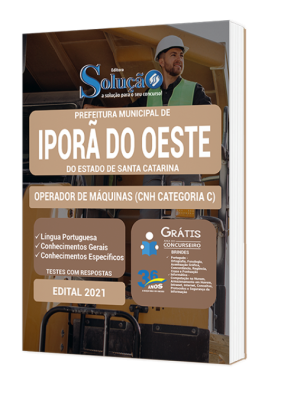 Apostila Prefeitura de Iporã do Oeste - SC - Operador de Máquinas (CNH Categoria C) - Imagem 2