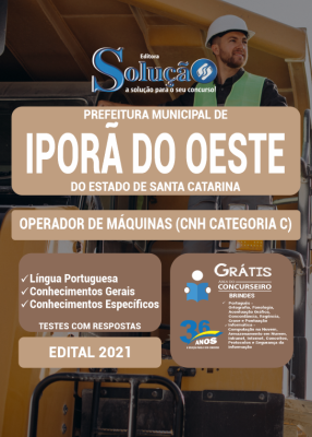 Apostila Prefeitura de Iporã do Oeste - SC - Operador de Máquinas (CNH Categoria C) - Imagem 3