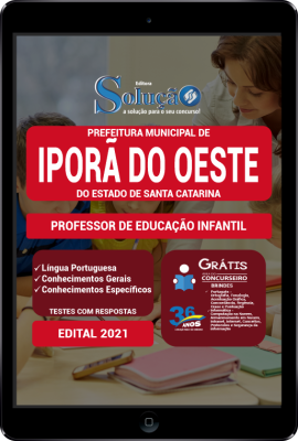 Apostila Prefeitura de Iporã do Oeste - SC em PDF - Professor de Educação Infantil - Imagem 1