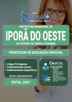 Apostila Prefeitura de Iporã do Oeste - SC - Professor de Educação Especial - Imagem 3