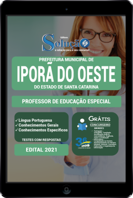 Apostila Prefeitura de Iporã do Oeste - SC em PDF - Professor de Educação Especial - Imagem 1