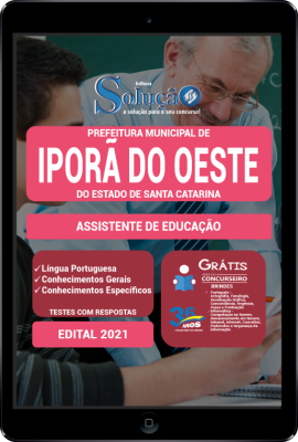 Apostila Prefeitura de Iporã do Oeste - SC em PDF - Assistente de Educação - Imagem 1