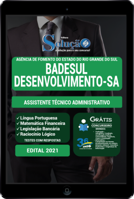 Apostila BADESUL em PDF - Assistente Técnico Administrativo - Imagem 1