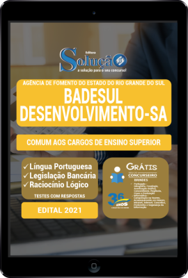 Apostila BADESUL em PDF - Comum aos Cargos de Ensino Superior - Imagem 1