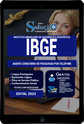 Apostila IBGE em PDF - Agente Censitário de Pesquisas por Telefone - Imagem 1