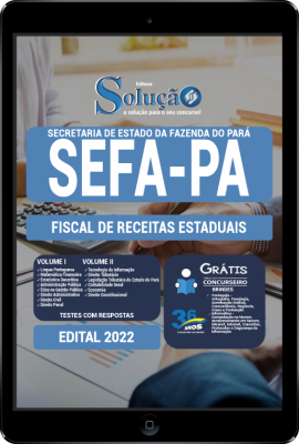 Apostila SEFA-PA em PDF - Fiscal de Receitas Estaduais - Imagem 1