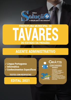 Apostila Prefeitura de Tavares - PB - Agente Administrativo - Imagem 3