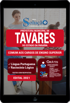 Apostila Prefeitura de Tavares - PB em PDF - Comum aos Cargos de Ensino Superior - Imagem 1