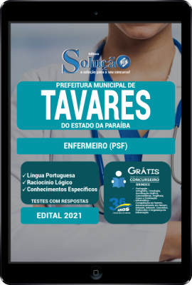 Apostila Prefeitura de Tavares - PB em PDF - Enfermeiro (PSF) - Imagem 1