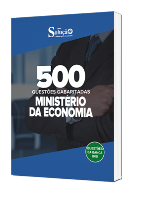 Caderno de Questões Ministério da Economia - 500 Questões Gabaritadas - Imagem 1