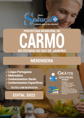 Apostila Prefeitura de Carmo - RJ - Merendeira - Imagem 3