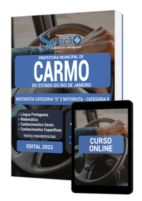 Apostila Prefeitura de Carmo - RJ - Motorista Categoria B e D - Imagem 1