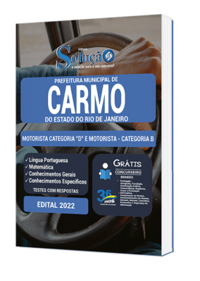 Apostila Prefeitura de Carmo - RJ - Motorista Categoria B e D - Imagem 2