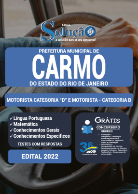 Apostila Prefeitura de Carmo - RJ - Motorista Categoria B e D - Imagem 3