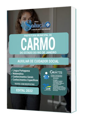 Apostila Prefeitura de Carmo - RJ - Auxiliar de Cuidador Social - Imagem 2