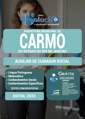 Apostila Prefeitura de Carmo - RJ - Auxiliar de Cuidador Social - Imagem 3