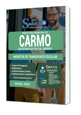 Apostila Prefeitura de Carmo - RJ - Monitor de Transporte Escolar - Imagem 2