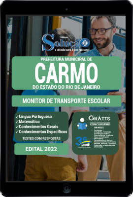 Apostila Prefeitura de Carmo - RJ em PDF - Monitor de Transporte Escolar - Imagem 1