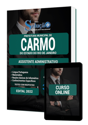 Apostila Prefeitura de Carmo - RJ - Assistente Administrativo - Imagem 1