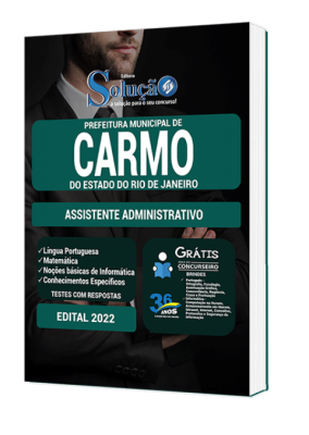 Apostila Prefeitura de Carmo - RJ - Assistente Administrativo - Imagem 2