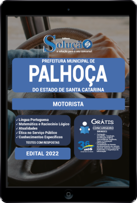 Apostila Prefeitura de Palhoça - SC em PDF - Motorista - Imagem 1