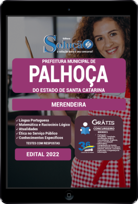 Apostila Prefeitura de Palhoça - SC em PDF - Merendeira - Imagem 1