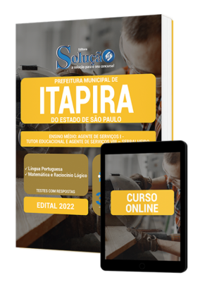 Apostila Prefeitura de Itapira - SP - Ensino Médio: Agente de Serviços I - Tutor Educacional e Agente de Serviços VIII – Serralheiro - Imagem 1