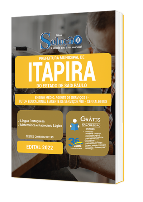 Apostila Prefeitura de Itapira - SP - Ensino Médio: Agente de Serviços I - Tutor Educacional e Agente de Serviços VIII – Serralheiro - Imagem 2