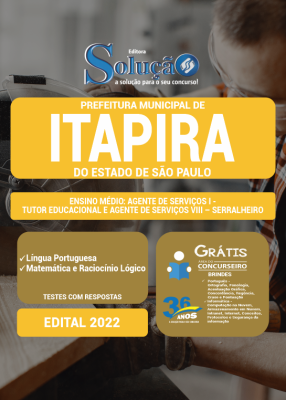 Apostila Prefeitura de Itapira - SP - Ensino Médio: Agente de Serviços I - Tutor Educacional e Agente de Serviços VIII – Serralheiro - Imagem 3