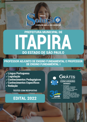 Apostila Prefeitura de Itapira - SP - Professor Adjunto de Ensino Fundamental e Professor de Ensino Fundamental I - Imagem 3