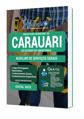 Apostila Prefeitura de Carauari - AM - Auxiliar de Serviços Gerais - Imagem 2