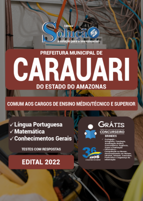 Apostila Prefeitura de Carauari - AM - Comum aos Cargos de Ensino Médio/Técnico e Superior - Imagem 3