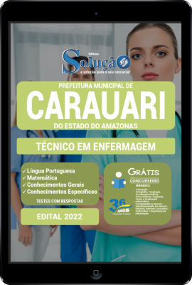 Apostila Prefeitura de Carauari - AM em PDF - Técnico em Enfermagem - Imagem 1