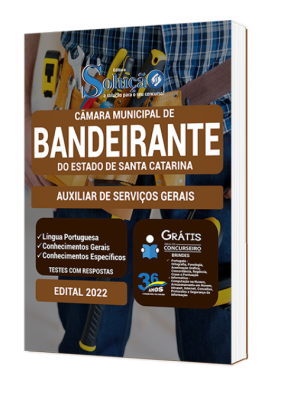 Apostila Câmara de Bandeirante - SC - Auxiliar de Serviços Gerais - Imagem 2