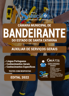 Apostila Câmara de Bandeirante - SC - Auxiliar de Serviços Gerais - Imagem 3