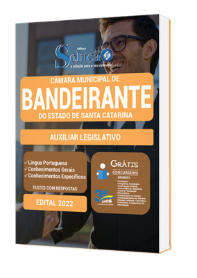 Apostila Câmara de Bandeirante - SC - Auxiliar Legislativo - Imagem 2