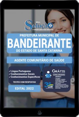 Apostila Prefeitura de Bandeirante - SC em PDF - Agente Comunitário de Saúde - Imagem 1