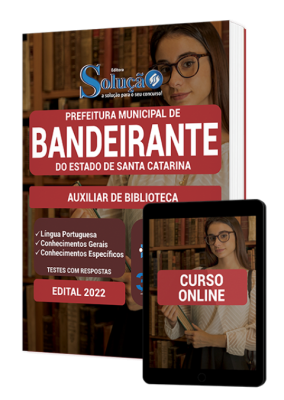 Apostila Prefeitura de Bandeirante - SC - Auxiliar de Biblioteca - Imagem 1