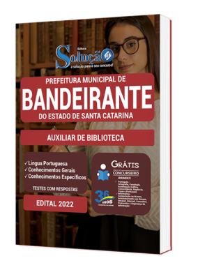 Apostila Prefeitura de Bandeirante - SC - Auxiliar de Biblioteca - Imagem 2