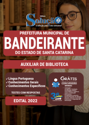 Apostila Prefeitura de Bandeirante - SC - Auxiliar de Biblioteca - Imagem 3