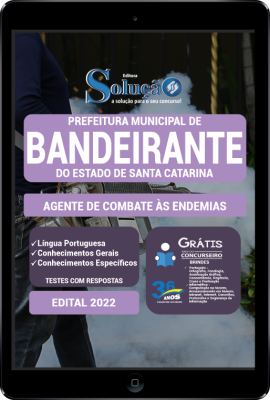 Apostila Prefeitura de Bandeirante - SC em PDF - Agente de Combate às Endemias - Imagem 1