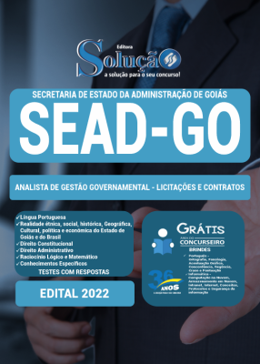 Apostila SEAD-GO - Analista de Gestão Governamental - Licitações e Contratos - Imagem 3