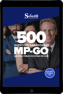 Caderno de Questões MP-GO em PDF - 500 Questões Gabaritadas - Imagem 1