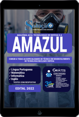 Apostila AMAZUL em PDF - Comum a Todas as Especialidades de Técnico em Desenvolvimento de Tecnologia Nuclear e Defesa - Imagem 1