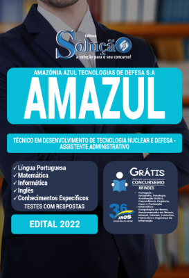 Apostila AMAZUL - Técnico em Desenvolvimento de Tecnologia Nuclear e Defesa - Assistente Administrativo - Imagem 3